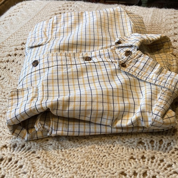 Woolrich mens XL 100% cotton button down shirt Midweight cooler weather classic - Picture 10 of 10